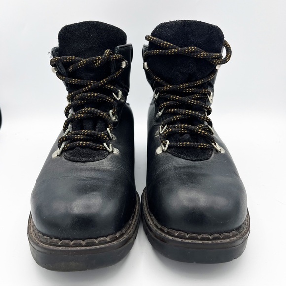 Vintage Blondo Waterproof Leather Lug Sole Lace Up Chunky Boots Grunge - Picture 3 of 11